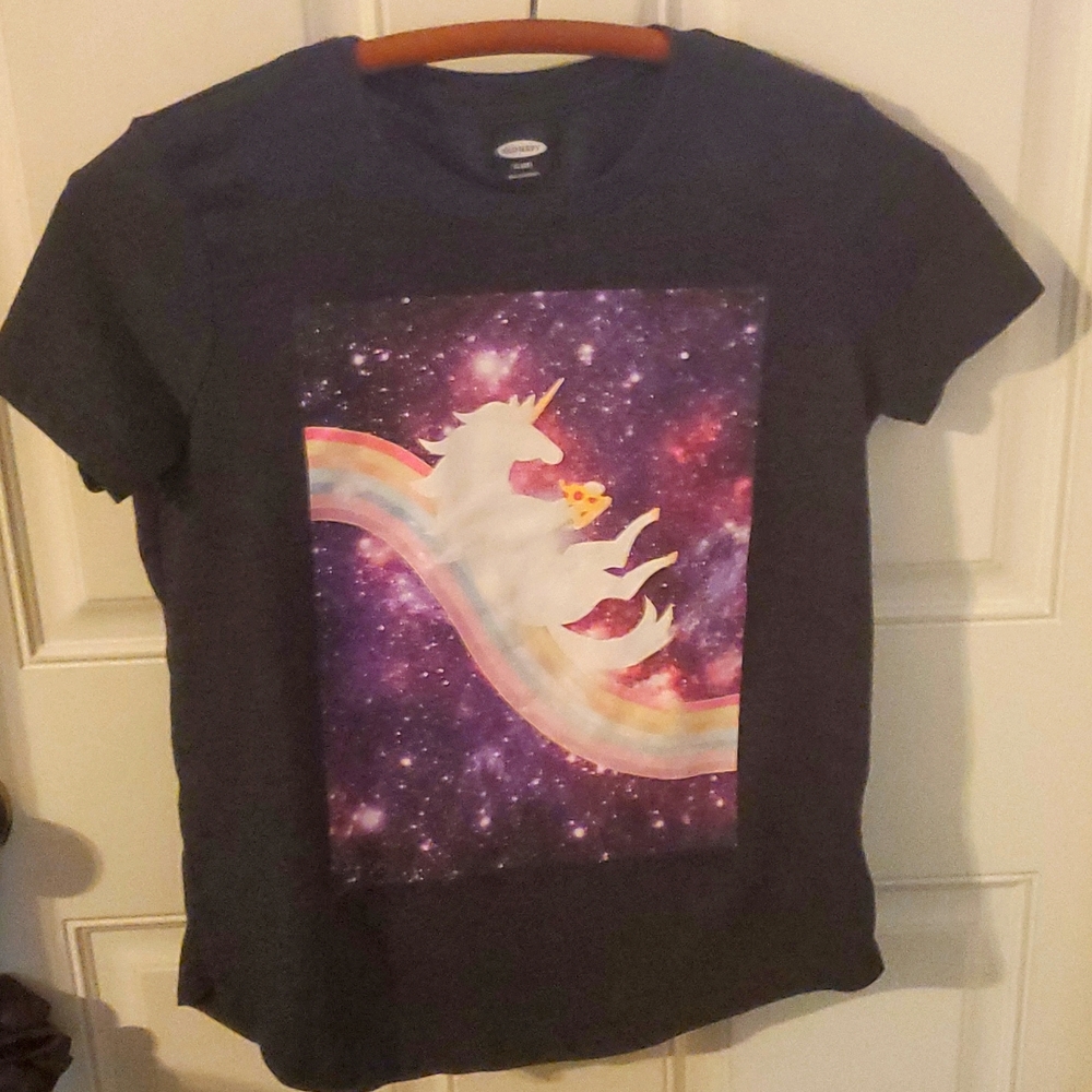 Cute Unicorn Rainbow Pizza Shirt